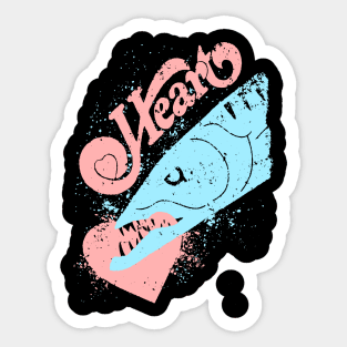 heart fish Sticker